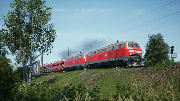 Игра Train Sim World 5: DB BR 218 Diesel Loco Add-On, скриншот