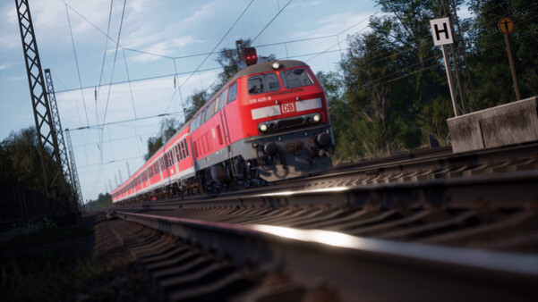 Игра Train Sim World 5: DB BR 218 Diesel Loco Add-On, скриншот