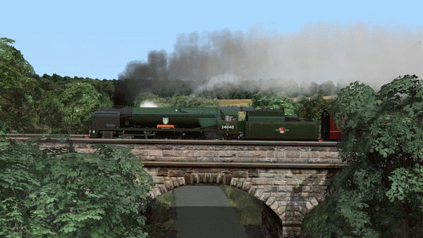 Игра Train Simulator: BR Rebuilt West Country & Battle of Britain Class Steam Loco Add-On, скриншот