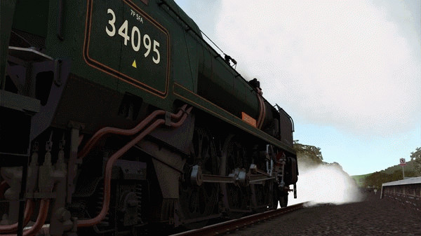 Игра Train Simulator: BR Rebuilt West Country & Battle of Britain Class Steam Loco Add-On, скриншот