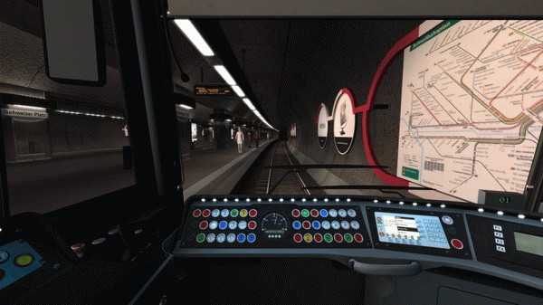 Игра Train Simulator: Frankfurt U-Bahn Route Add-On, скриншот