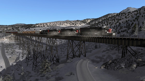 Игра Train Simulator: Mount Shasta Line: Dunsmuir - Klamath Falls Route Add-On, скриншот
