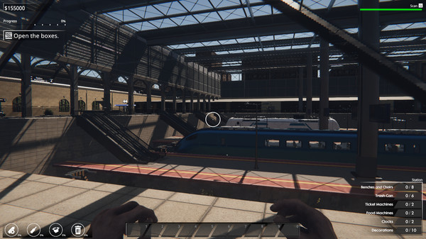 Игра Train Station Renovation, скриншот