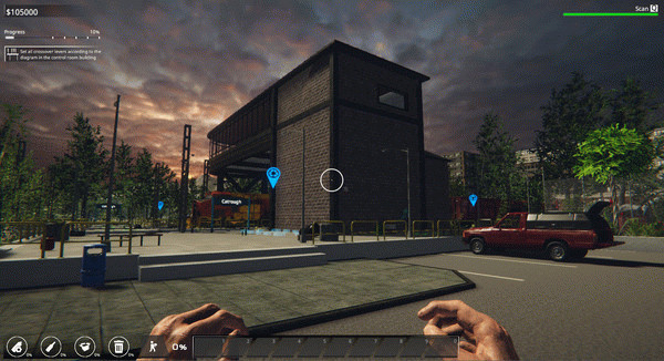 Игра Train Station Renovation, скриншот