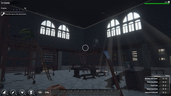 Игра Train Station Renovation, скриншот