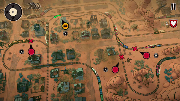 Игра Train Traffic Manager, скриншот