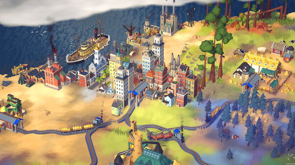 Игра Train Valley World, скриншот
