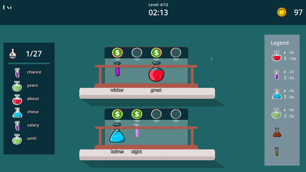 Игра Train Your Fingers - Lab, скриншот