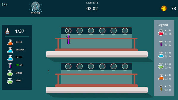 Игра Train Your Fingers - Lab, скриншот