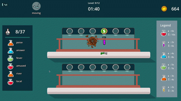 Игра Train Your Fingers - Lab, скриншот