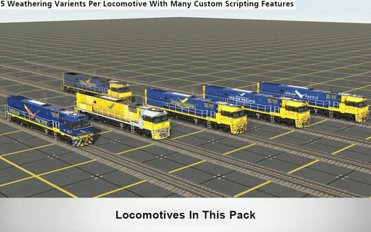 Игра Trainz 2019 DLC - NR Class Locomotive - JBR Indian Pacific Pack, скриншот