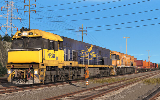 Игра Trainz 2019 DLC - NR Class Locomotive - JBR Indian Pacific Pack, скриншот