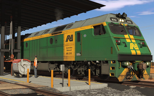 Игра Trainz 2019 DLC - SA AN Class - Australian National, скриншот