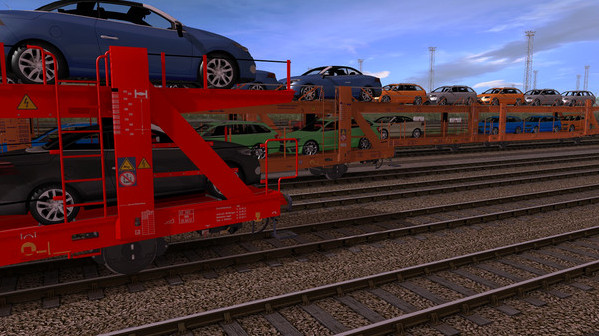 Игра Trainz 2022 DLC - Laaers Car Transporter, скриншот