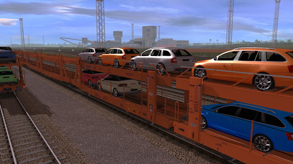 Игра Trainz 2022 DLC - Laaers Car Transporter, скриншот