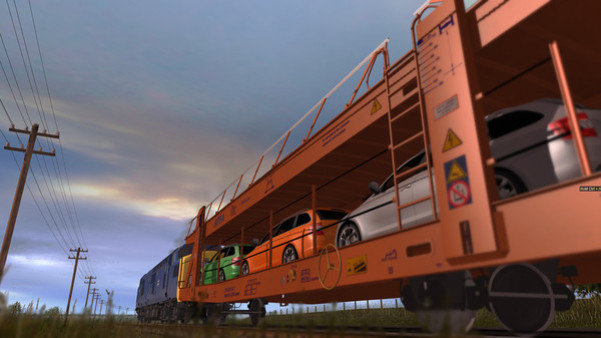 Игра Trainz 2022 DLC - Laaers Car Transporter, скриншот