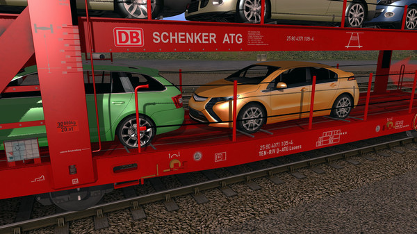 Игра Trainz 2022 DLC - Laaers Car Transporter, скриншот