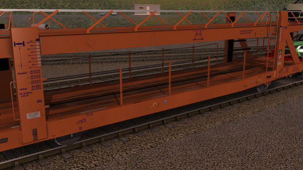 Игра Trainz 2022 DLC - Laaers Car Transporter, скриншот