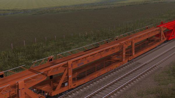 Игра Trainz 2022 DLC - Laaers Car Transporter, скриншот
