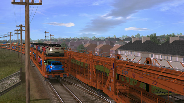 Игра Trainz 2022 DLC - Laaers Car Transporter, скриншот