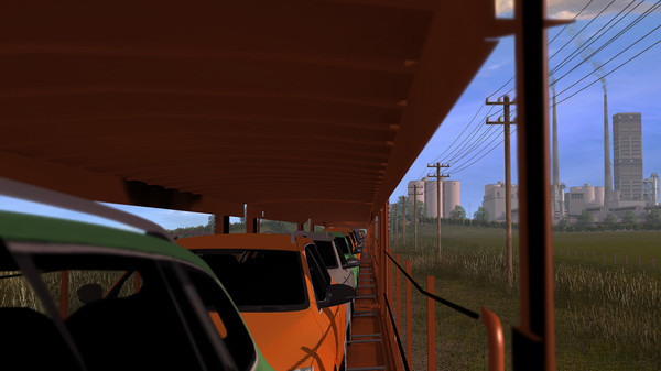 Игра Trainz 2022 DLC - Laaers Car Transporter, скриншот