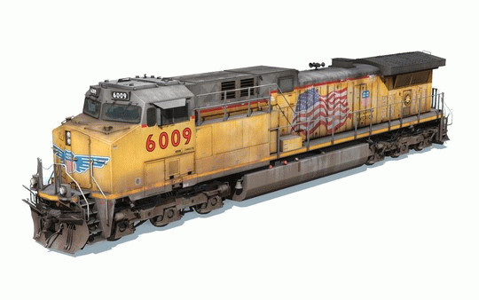 Игра Trainz 2022 DLC - UP AC4400CW #5982-6081, скриншот