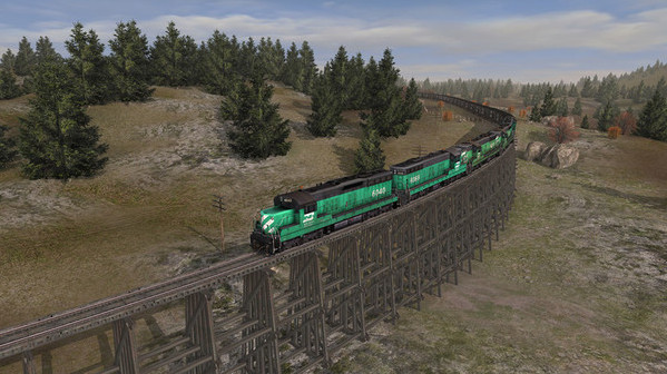 Игра Trainz Plus DLC - Legacy of the Burlington Northern II, скриншот