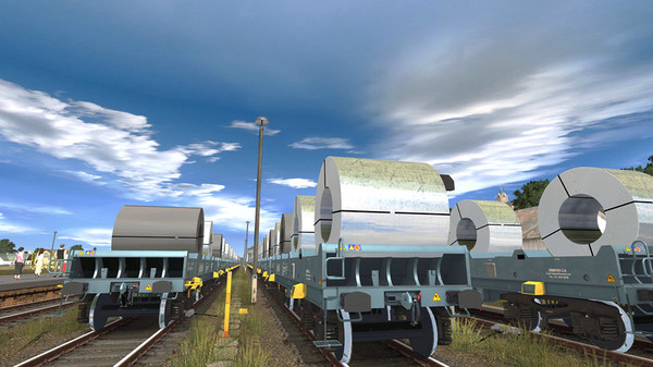 Игра Trainz Plus DLC - Shmmns Coil Transporter, скриншот