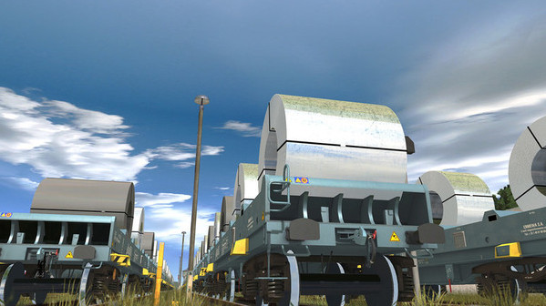 Игра Trainz Plus DLC - Shmmns Coil Transporter, скриншот