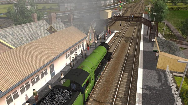 Игра Trainz Plus DLC - The Flying Scotsman 1920s, скриншот