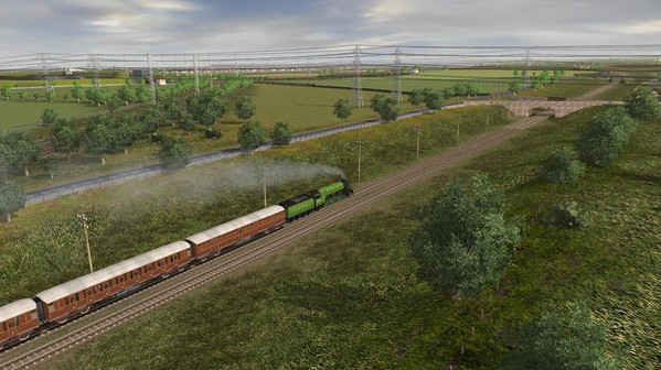 Игра Trainz Plus DLC - The Flying Scotsman 1920s, скриншот
