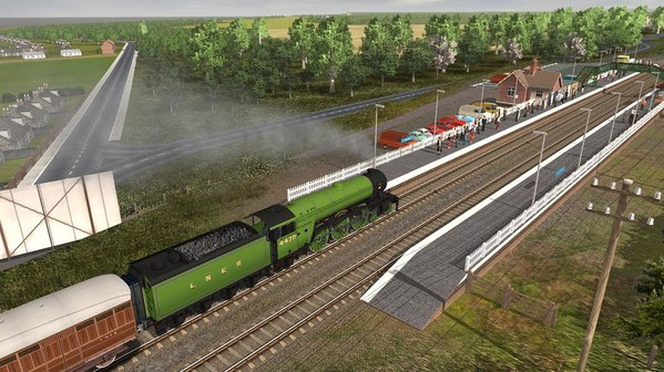 Игра Trainz Plus DLC - The Flying Scotsman 1920s, скриншот