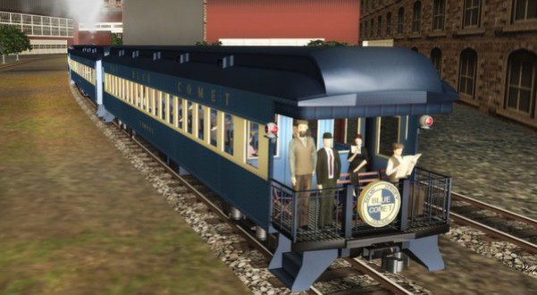 Игра Trainz Simulator DLC: Blue Comet, скриншот