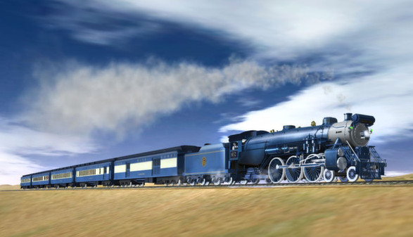 Игра Trainz Simulator DLC: Blue Comet, скриншот