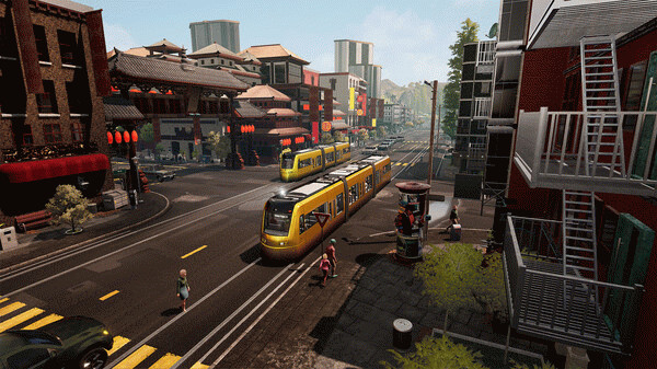 Игра Tram Simulator Urban Transit, скриншот