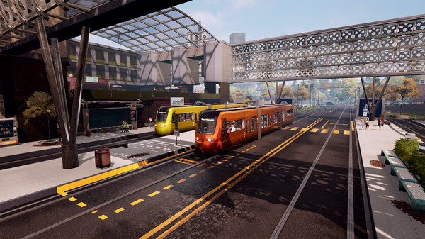 Игра Tram Simulator Urban Transit, скриншот