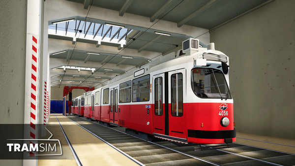 Игра TramSim DLC Betriebsbahnhof Wien, скриншот