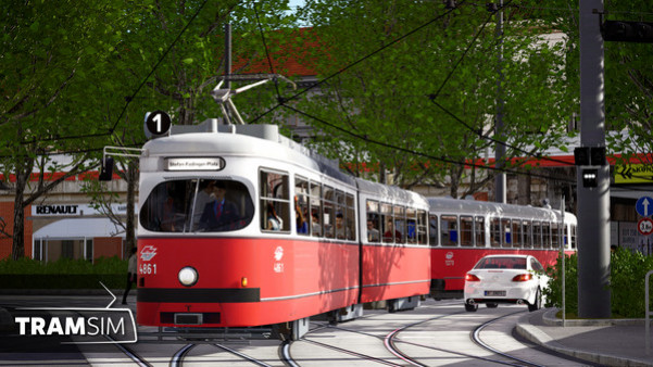 Игра TramSim DLC Type E1, скриншот