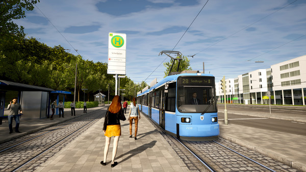Игра TramSim Munich - The Tram Simulator, скриншот