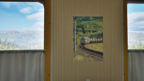 Игра Trans-Siberian Legends – posters in a train compartment, скриншот