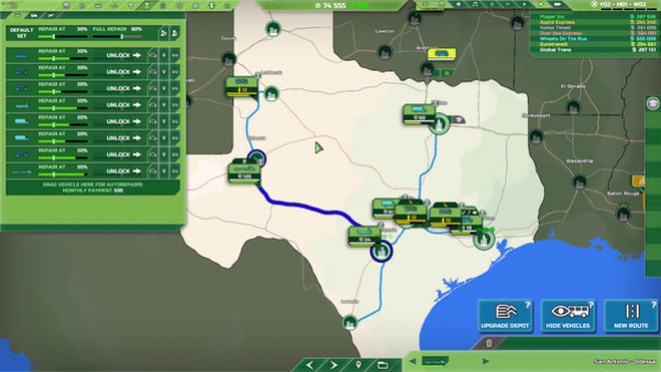 Игра Transport INC, скриншот