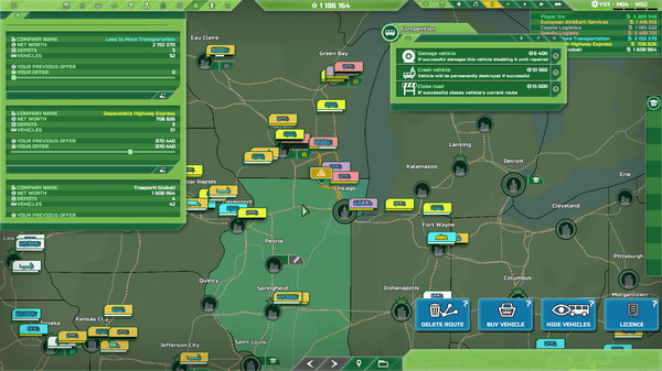 Игра Transport INC, скриншот