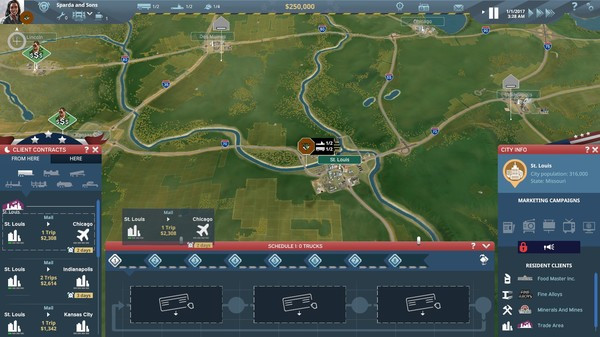 Игра TransRoad: USA, скриншот