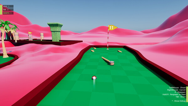 Игра Trap Golf, скриншот