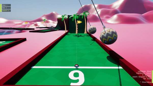 Игра Trap Golf, скриншот