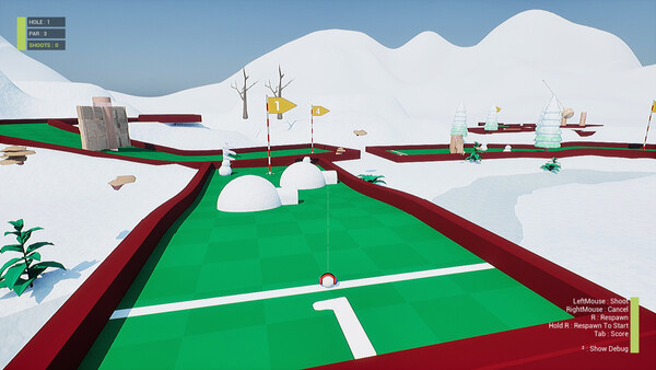 Игра Trap Golf, скриншот