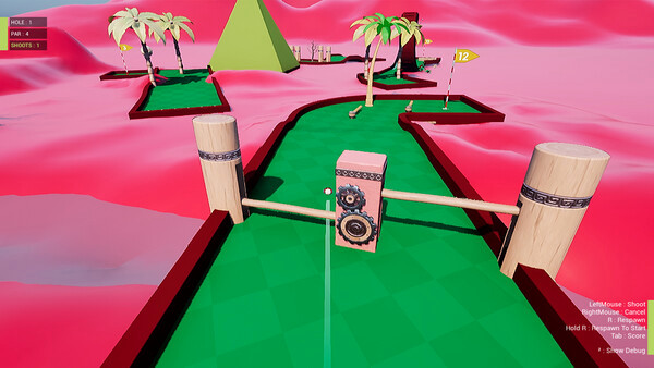 Игра Trap Golf, скриншот