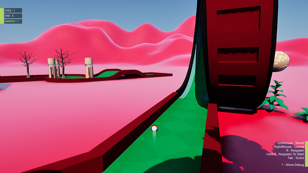 Игра Trap Golf, скриншот