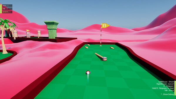 Игра Trap Golf, скриншот