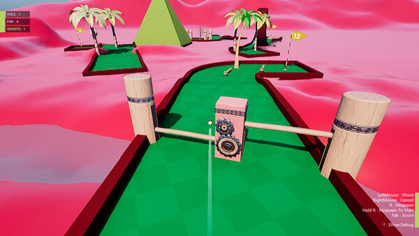 Игра Trap Golf, скриншот